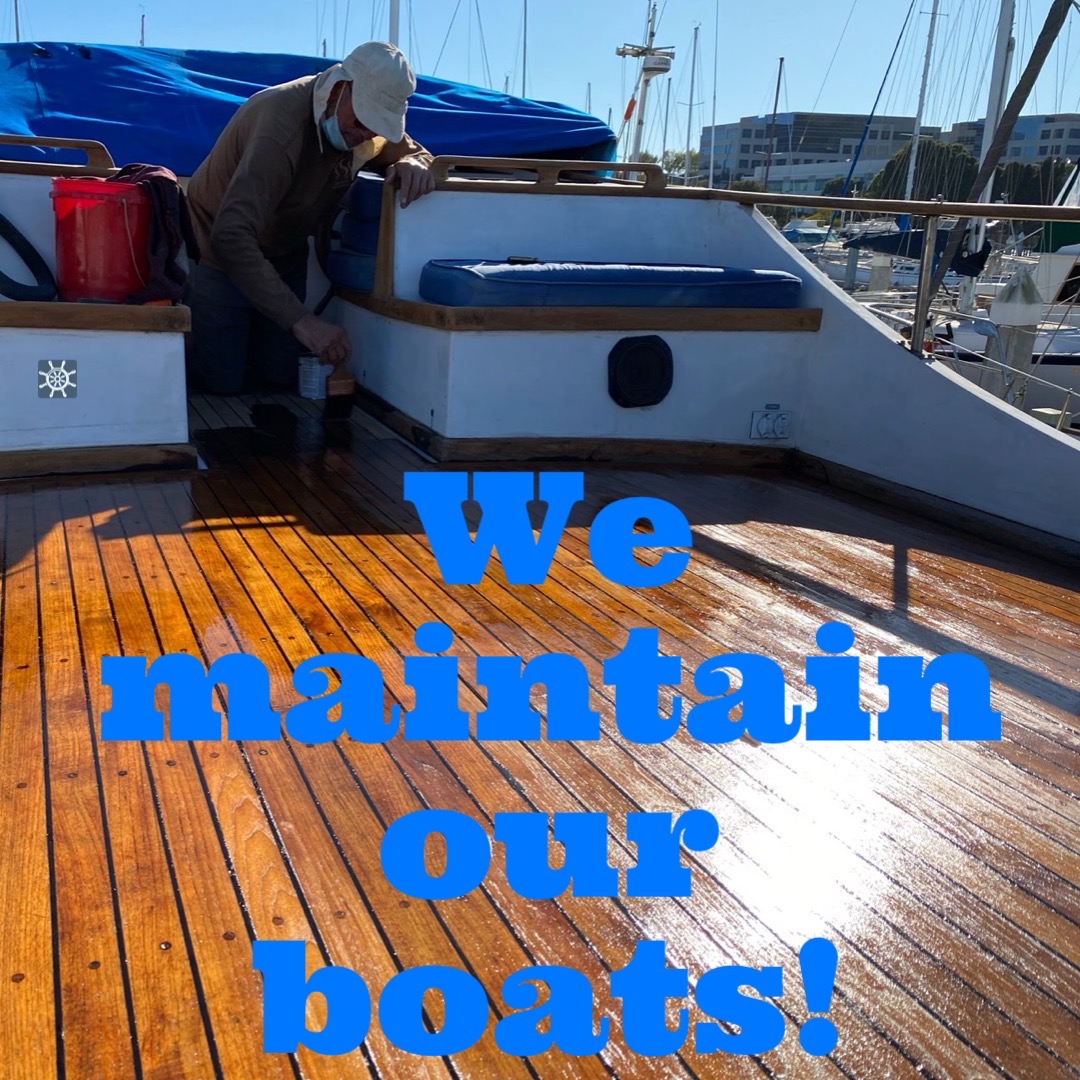 We maintain our boats!